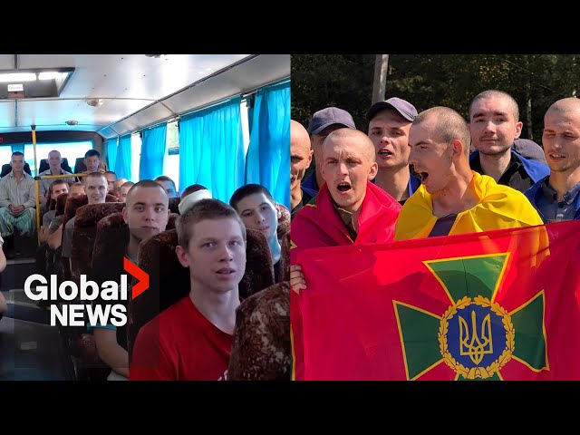 ⁣Moscow, Kyiv swap prisoners as Ukraine marks independence day