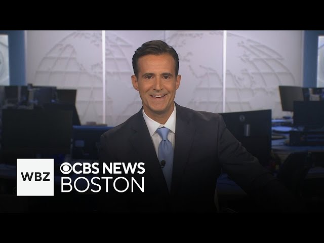 ⁣WBZ's David Wade anchors weekend edition of CBS Evening News