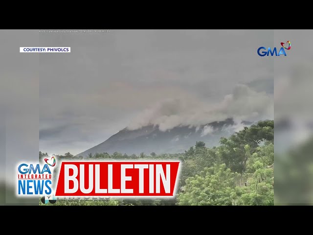 ⁣Sulfur dioxide gas emission sa Bulkang Kanlaon... | GMA Integrated News Bulletin