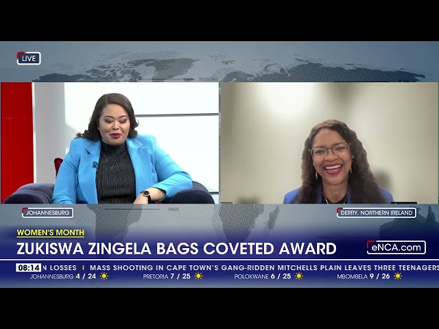 ⁣Women's Month | Zukiswa Zingela bags South African Women in Science award