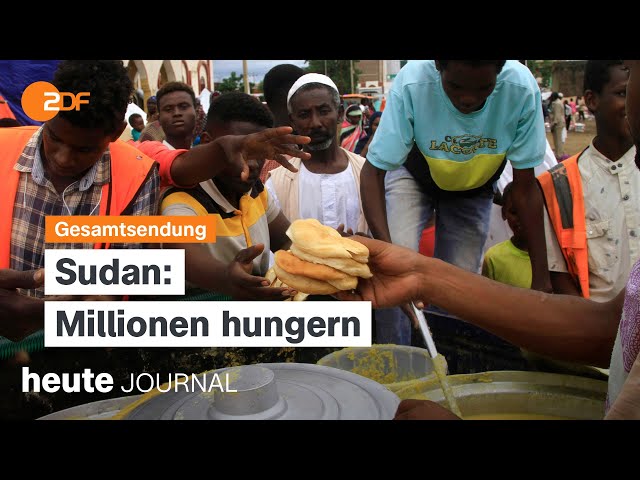 ⁣heute journal vom 24.08.2024 Hunger in Sudan, Festnahme nach Messerangriff, Jacht-Unglück, ISS