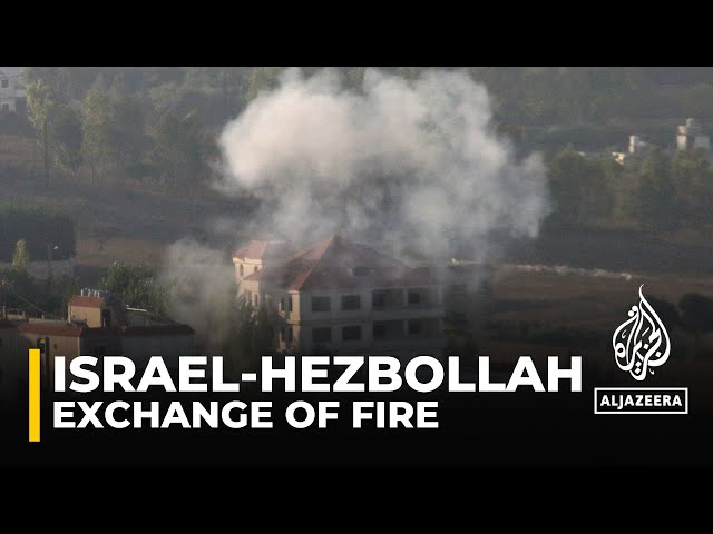 ⁣Hezbollah launches missile barrage and drones towards Israel