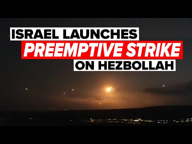 ⁣LIVE: Israel Launches Preemptive Strike on Hezbollah before major missile barrage