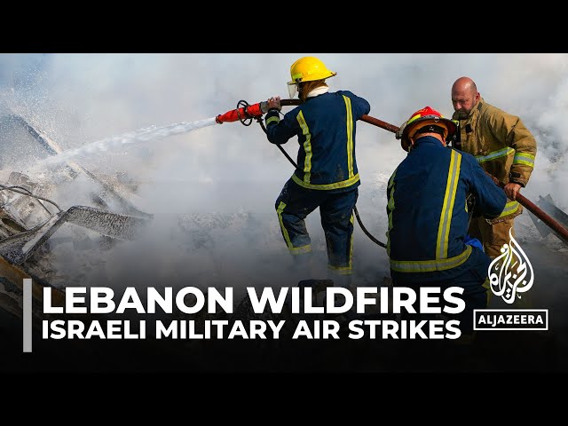 Israeli strikes on Lebanon: Attacks are causing wildfires across south