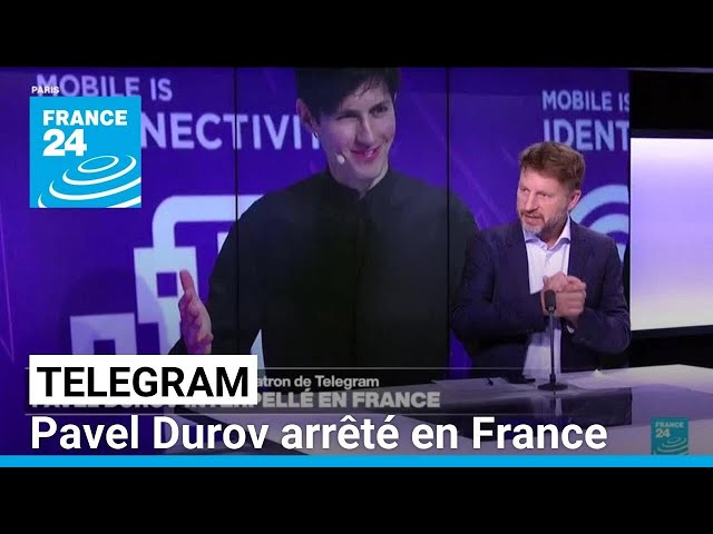 Le patron de Telegram Pavel Durov présenté dimanche à la justice française • FRANCE 24