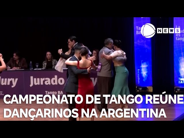 ⁣Campeonato mundial de tango reúne dançarinos na Argentina