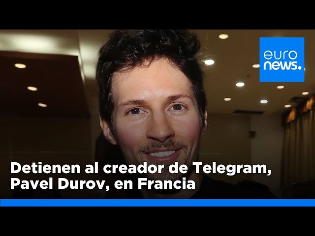 ⁣Pavel Durov, fundador de Telegram, detenido en París por permitir actividades delictivas en la app