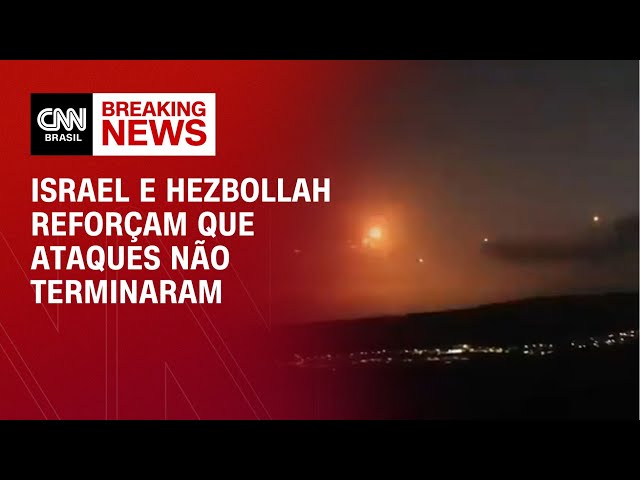 ⁣Israel e Hezbollah reforçam que ataques não terminaram | AGORA CNN