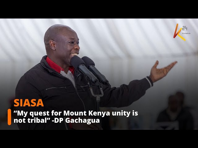 ⁣“The people of Mount Kenya and Rigathi Gachagua are not tribal” -DP Gachagua