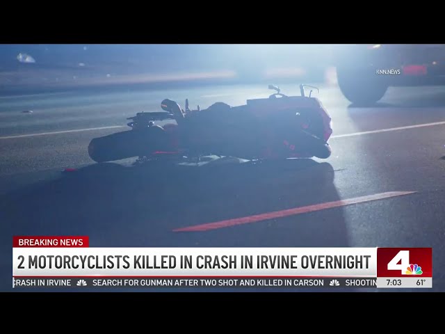 ⁣2 motorcyclists killed in Irvine crash