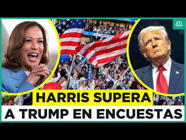 ⁣Furor por Kamala Harris en EE.UU.: Supera a Donald Trump en encuestas