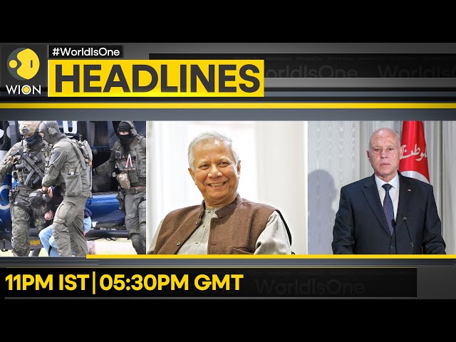 ⁣German knife attack suspect jailed | Polls, a political decision: Yunus | WION Headlines