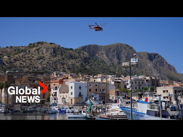 ⁣Sicily yacht sinking: Italian prosecutor opens manslaughter inquiry