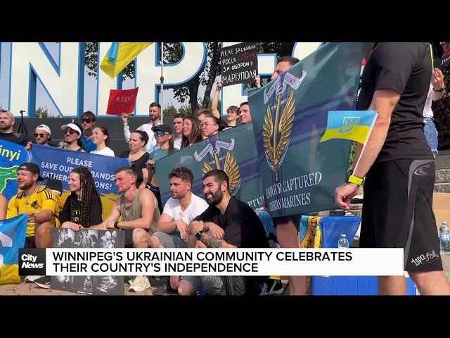 ⁣‘Really means a lot’: Winnipeg’s Ukrainian community celebrates Independence Day