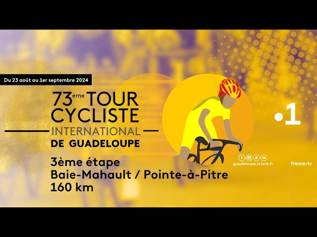  DIRECT : 3éme étape du 73ème Tour cycliste international de la Guadeloupe