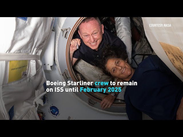 ⁣Boeing Starliner crew to remain on ISS until February 2025