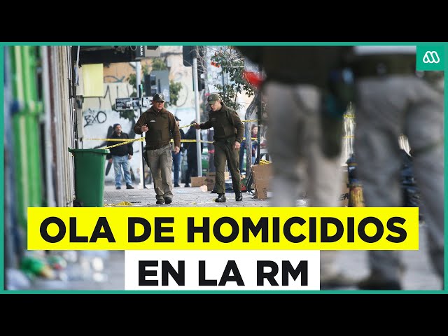 Carbinero baleado: Preocupante ola de homicidios afecta a la RM