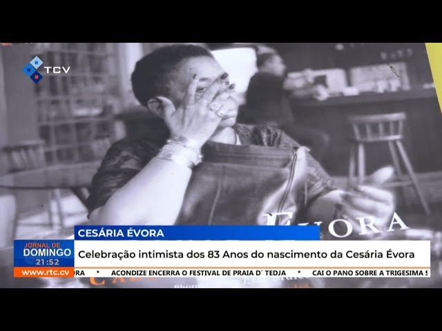 ⁣Celebração intimista dos 83 anos do nascimento da Cesária Évora