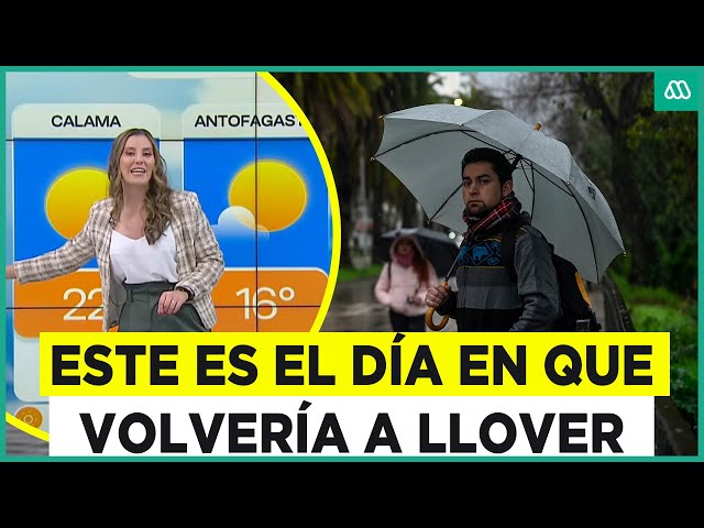 ¿Vuelve la lluvia?: Esta es el día en que llegan las precipitaciones a la zona central