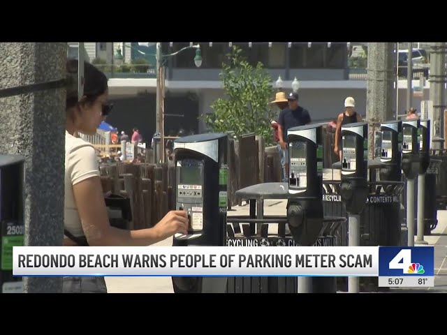 ⁣Redondo Beach warns of parking meter scam