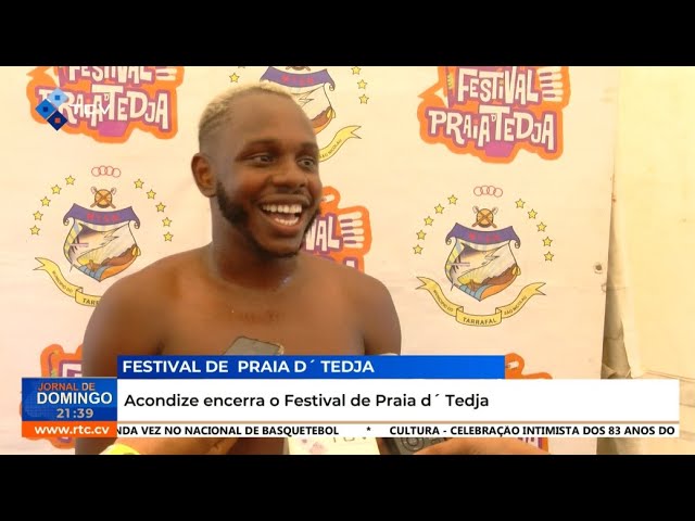 ⁣Acondize encerra o Festival de Música de Praia d´Tedja