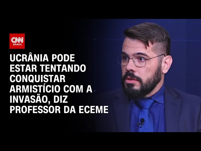 Ucrânia pode estar tentando conquistar armistício com a invasão, diz professor da Eceme | WW