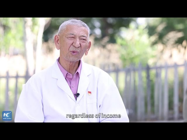 ⁣Four decades on, rural doctor still works across grazing pastures in Xinjiang