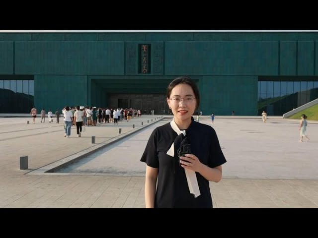 ⁣Exploring museum about China's Yin Ruins, a UNESCO World Heritage Site