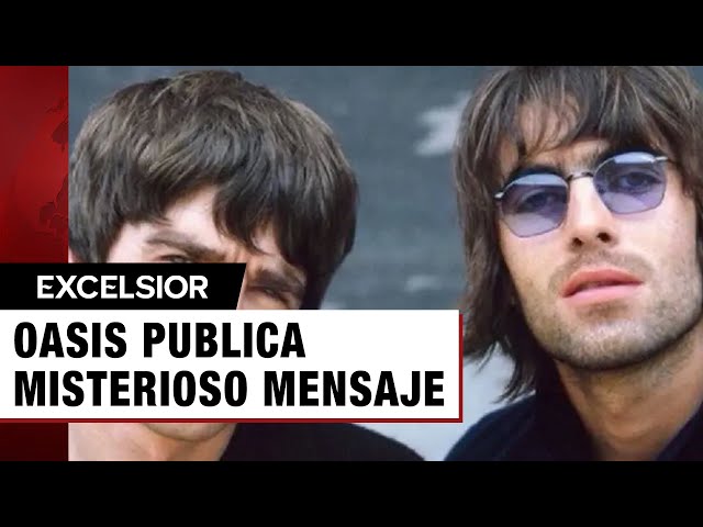 Publica Oasis misterioso mensaje ante rumores de reencuentro