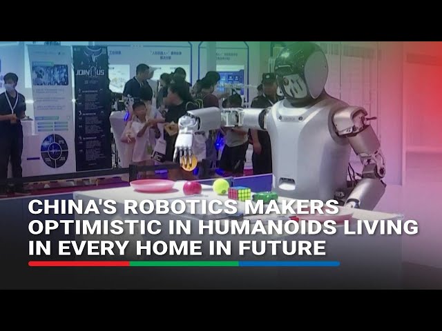 ⁣China's robotics makers optimistic in humanoids living in every home in future