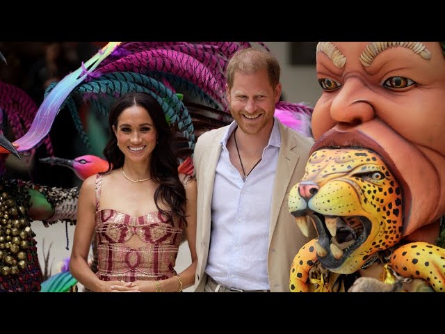 ⁣‘Tone-deaf’: Prince Harry and Meghan’s ‘eye watering’ Colombia trip blasted