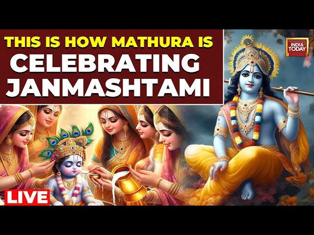 ⁣LIVE Mathura Janmashtami Celebrations | From Dahi Handi To Ras Lila: This Is How Mathura Celebrates