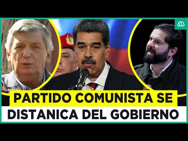 ⁣Las definiciones por Venezuela: El Partido Comunista se distancia del Presidente Boric