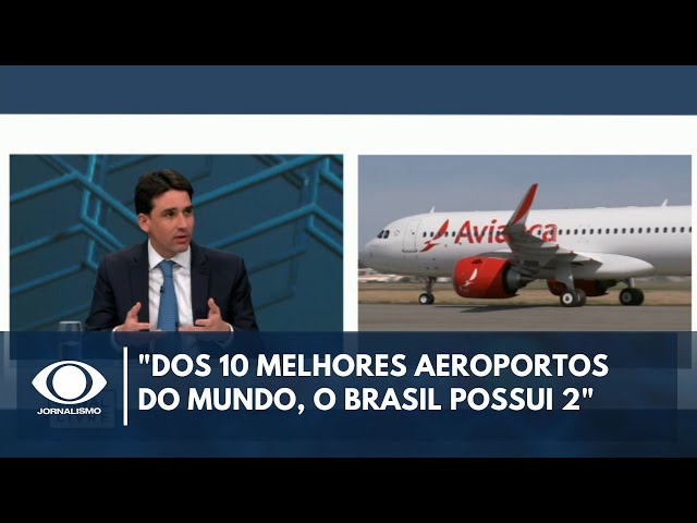 "Dos 10 melhores aeroportos do mundo, o Brasil possui 2", diz ministro de Portos e Aeropor