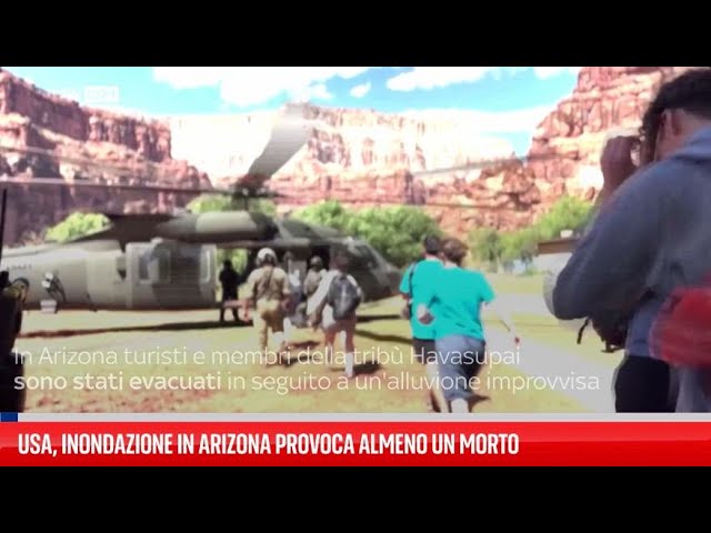 ⁣Usa, inondazioni in Arizona provocano almeno un morto