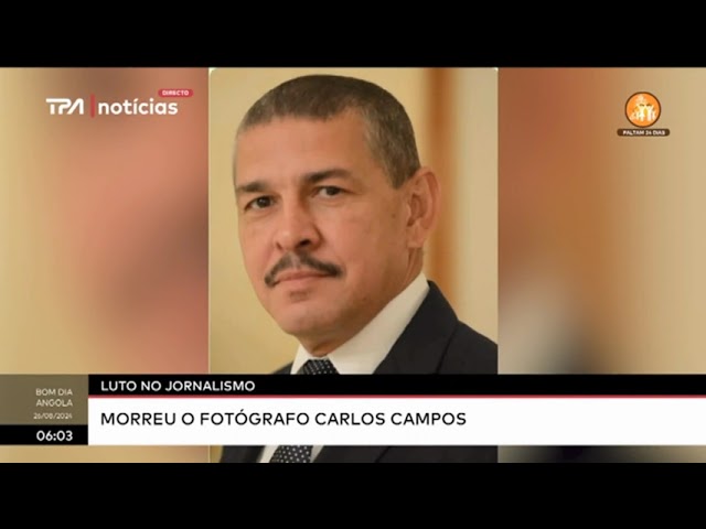 Luto no jornalismo - Morreu o fotógrafo Carlos Campos