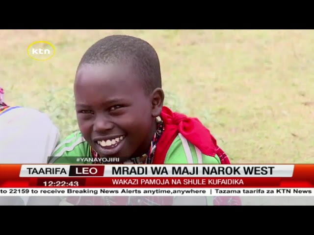 ⁣Wakazi na shule kadhaa Narok zaifaidika kutokana na mradi waji safi wa "Wash"