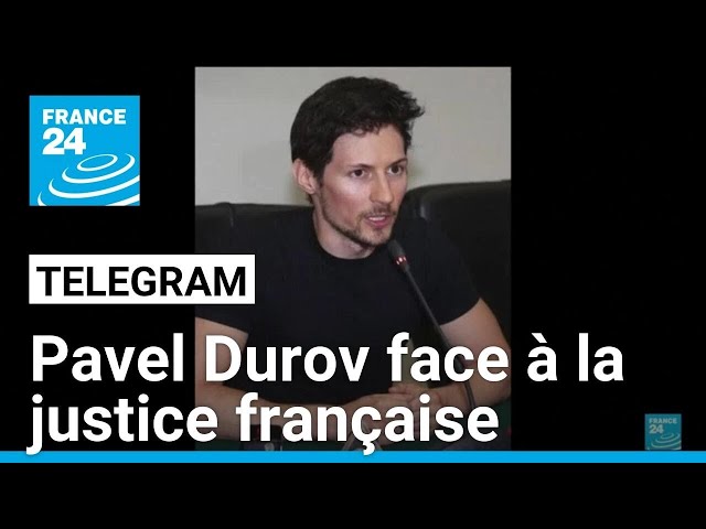 Pavel Durov, le patron de Telegram, face à la justice française • FRANCE 24