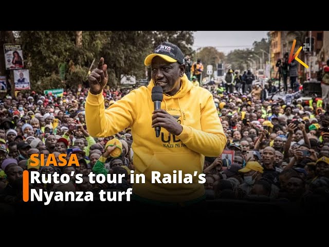 ⁣It’s all systems go for Ruto’s tour in Raila’s Nyanza turf