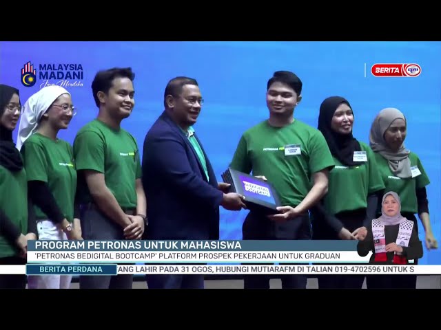 ⁣26 OGOS 2024 - BP- PROGRAM PETRONAS UNTUK MAHASISWA 'PETRONAS BEDIGITAL BOOTCAMP' PLATFORM