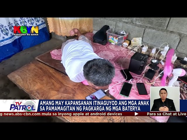 ⁣KBYN: Amang may kapansanan, itinaguyod ang mga anak sa pagkarga ng baterya