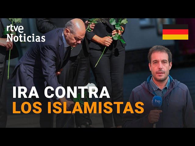 ⁣ALEMANIA: SCHOLZ, en SOLINGEN por el ATENTADO, anuncia ENDURECIMIENTO de POLÍTICA MIGRATORIA | RTVE