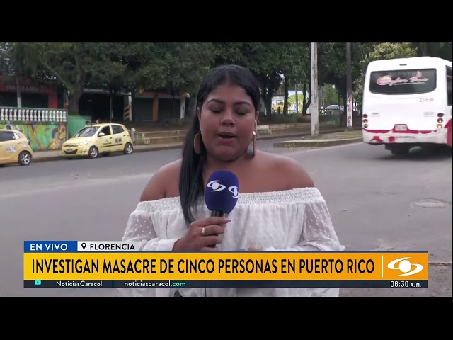 ⁣Investigan masacre de cinco personas en Puerto Rico, Caquetá