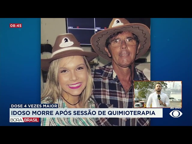 ⁣Mulher alega que pai morreu após receber doses a mais de quimioterapia