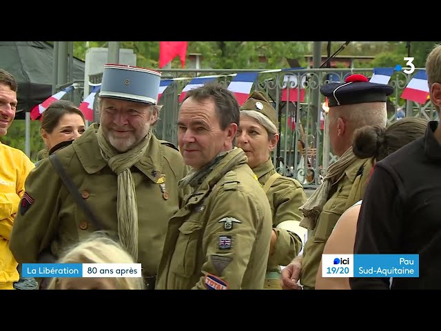 ⁣Fête populaire pour les 80ans de la libération de Pau