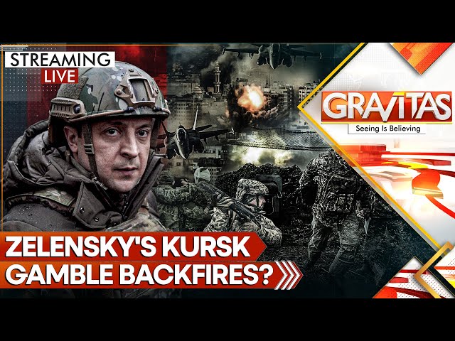 ⁣Russia-Ukraine war: Zelensky's Kursk Gamble: Who Is Gaining What? | Gravitas LIVE | WION