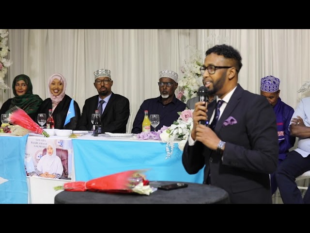 ⁣Munaasbad lagu soo dhaweynayay guddoomiye ku xigeenka Baarlamaanka Galmudug oo lagu qabtay Sweden.