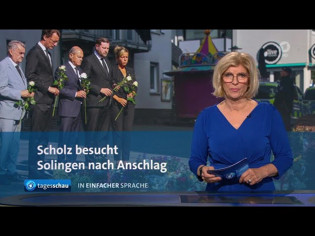 tagesschau in Einfacher Sprache 19:00 Uhr, 26.08.2024