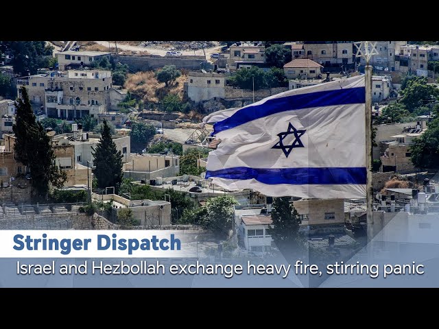 ⁣Stringer Dispatch: Israel and Hezbollah exchange heavy fire, stirring panic