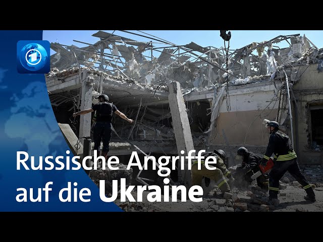 Ukraine meldet landesweit schwere russische Luftangriffe